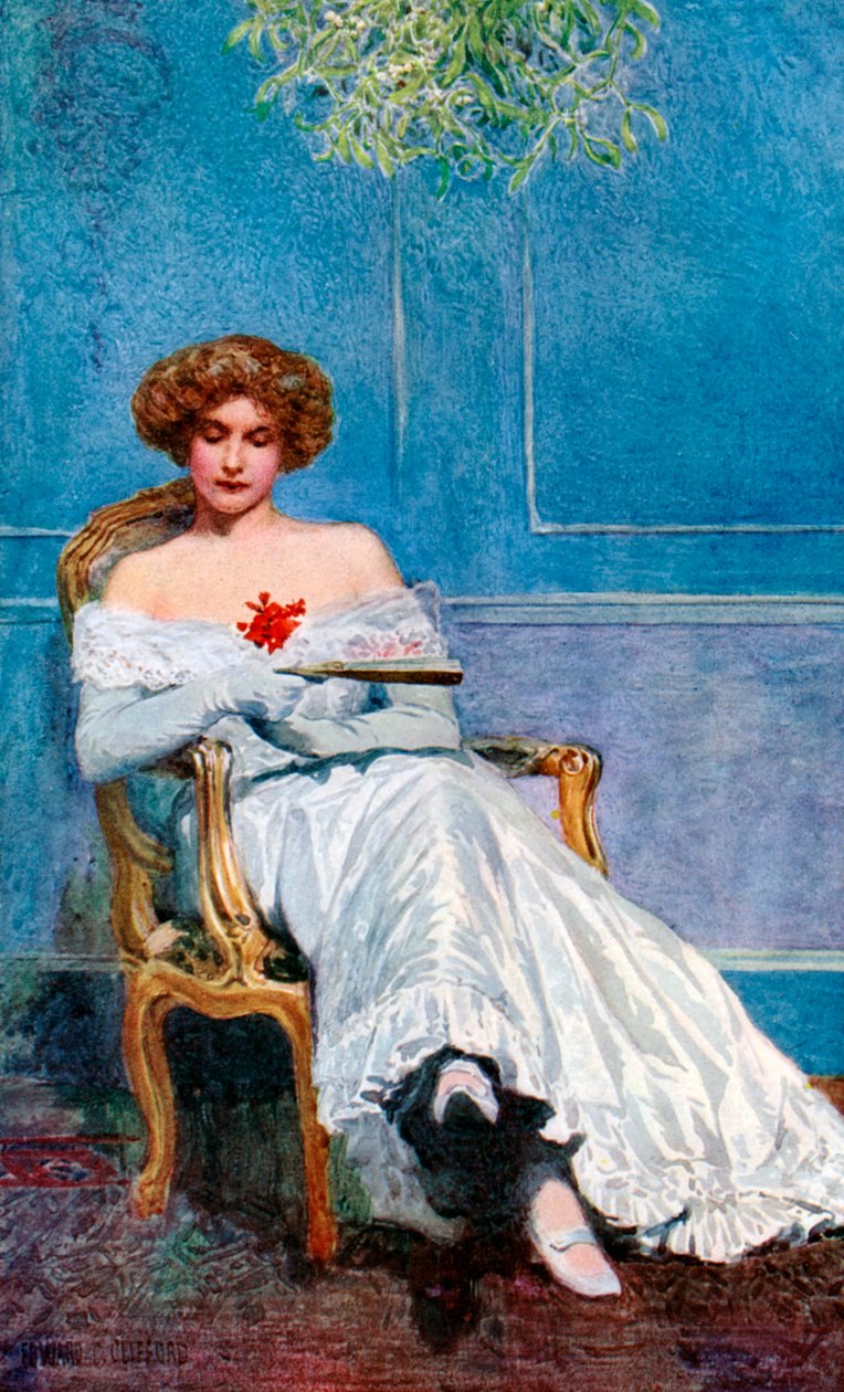 „Pod jemiołą”, 1908-1909. autorstwa Edward Charles Clifford