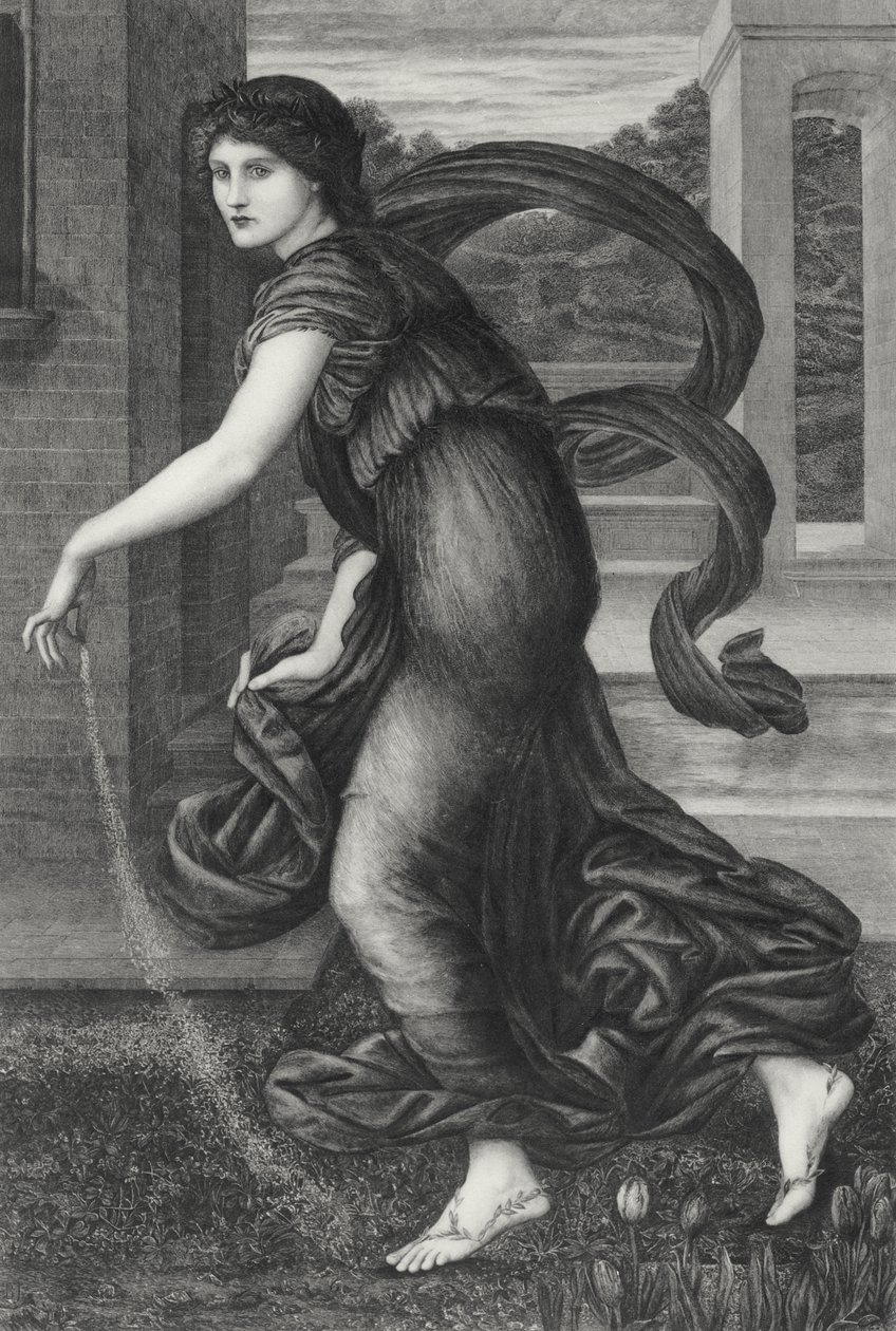 Wiosna autorstwa Edward Coley (after) Burne Jones