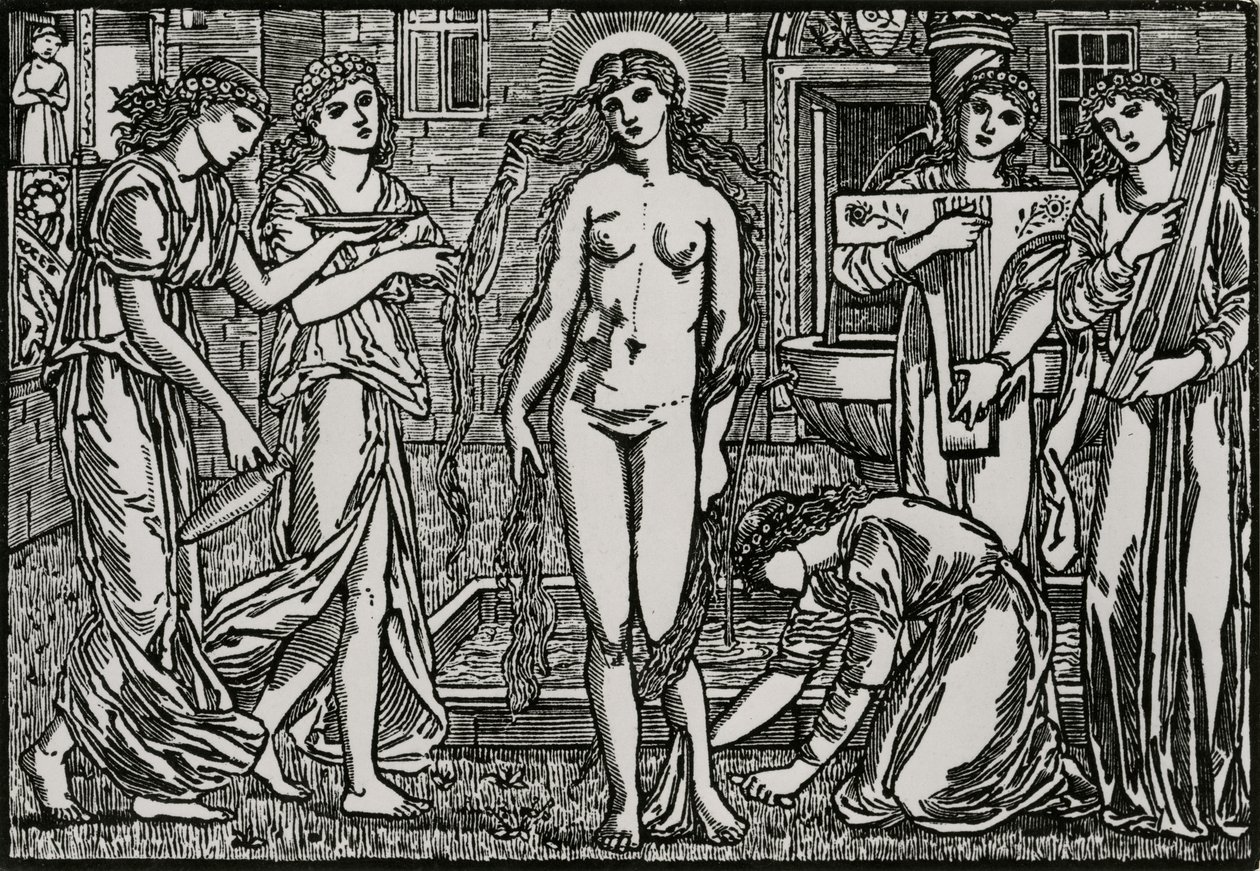 Dwór Wenus autorstwa Edward Coley (after) Burne Jones