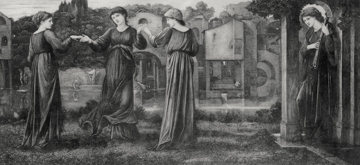 Młyn autorstwa Edward Coley (after) Burne Jones