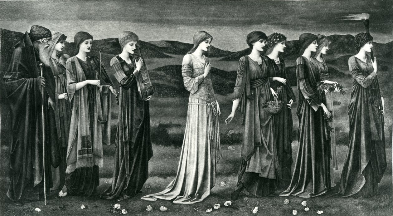 Wesele Psyche autorstwa Edward Coley (after) Burne Jones
