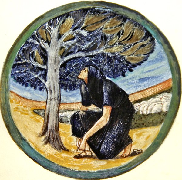 Księga Kwiatów: XXXVII. Drzewo ognia autorstwa Edward Coley Burne Jones
