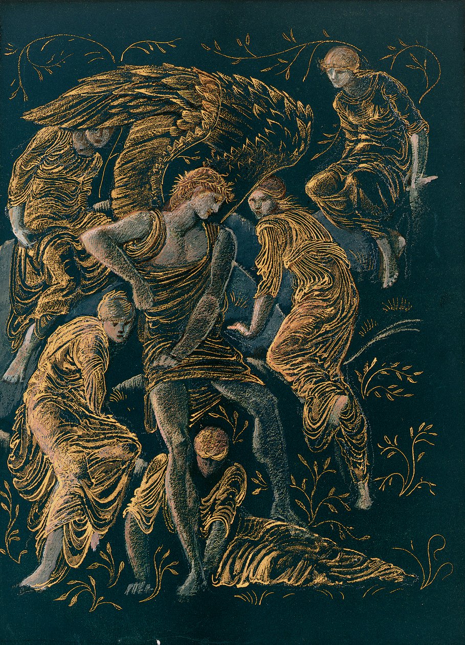 Polowanie Kupidyna autorstwa Edward Burne Jones