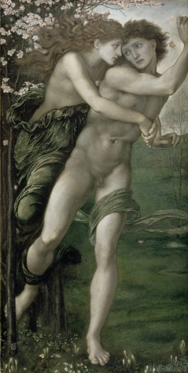 Phyllis i Demophoon, 1870 autorstwa Edward Burne Jones