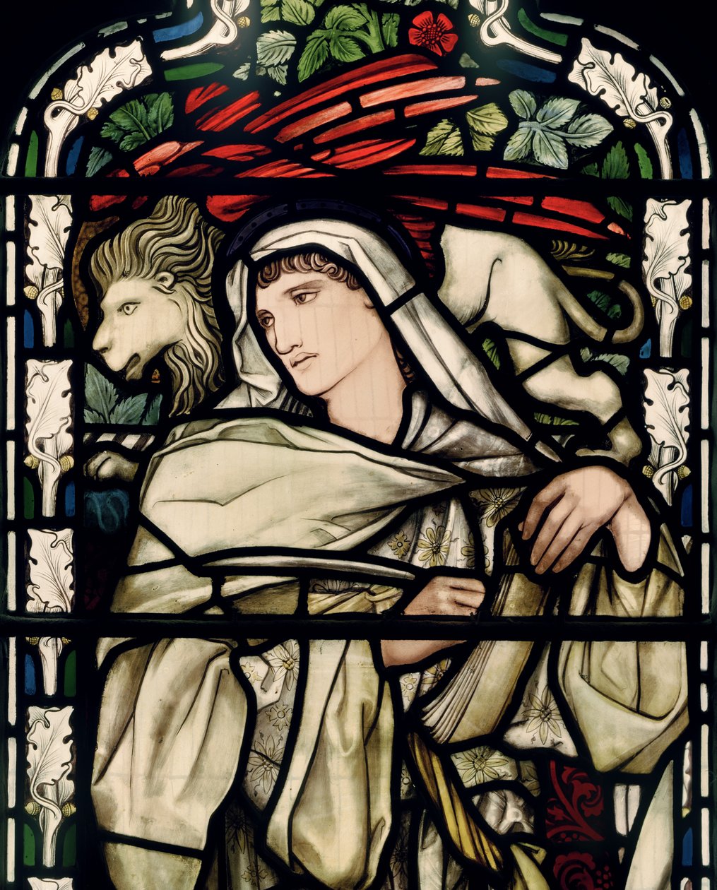 Św. Marek, 1876 (witraż) autorstwa Edward Burne Jones