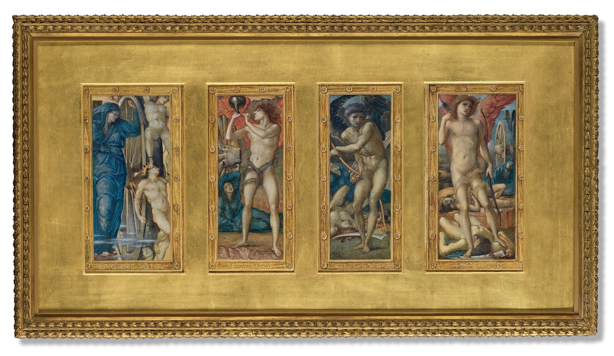 Triumf miłości autorstwa Edward Burne Jones
