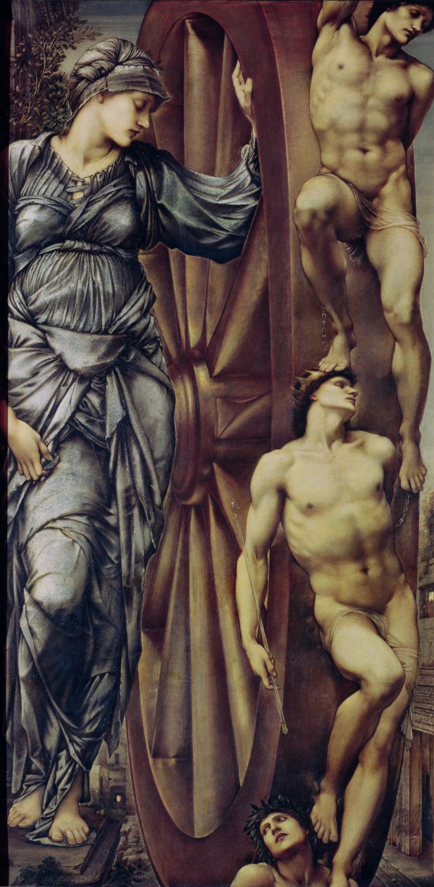 Koło fortuny autorstwa Edward Burne Jones