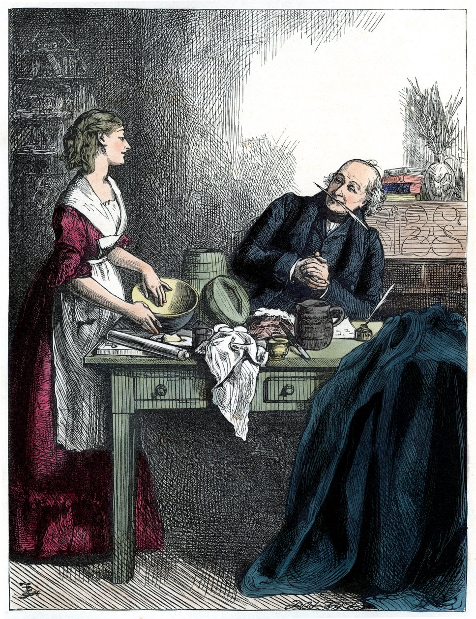 Martin Chuzzlewit autorstwa Charlesa Dickensa autorstwa Edward Dalziel