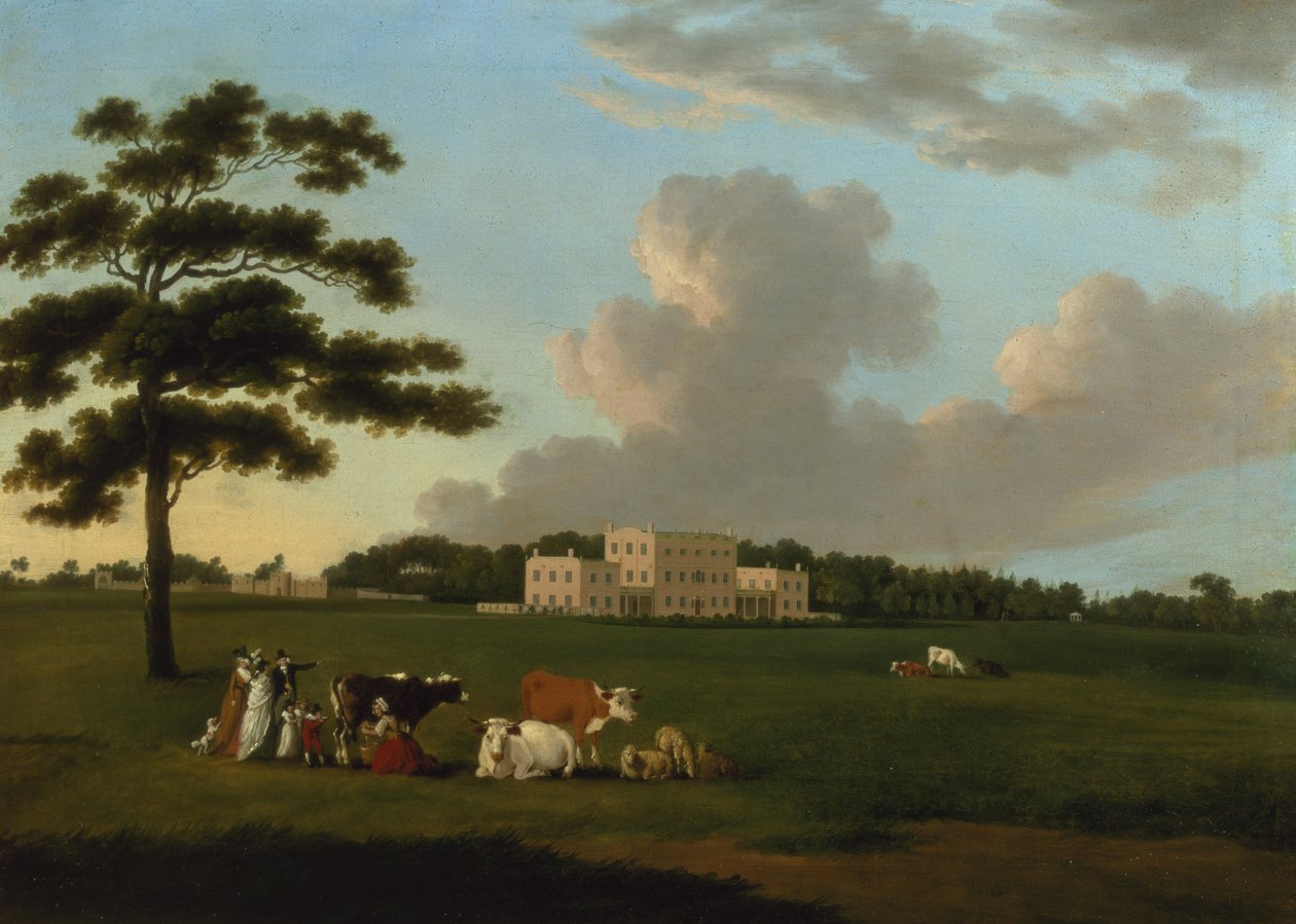 Bulwell Hall, Nottingham autorstwa Edward Dayes