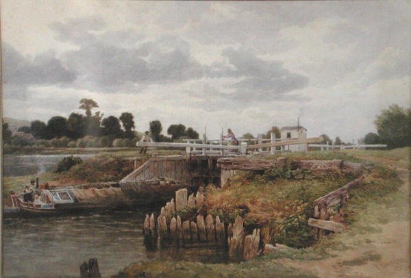 Widok na Tamizę autorstwa Edward Duncan