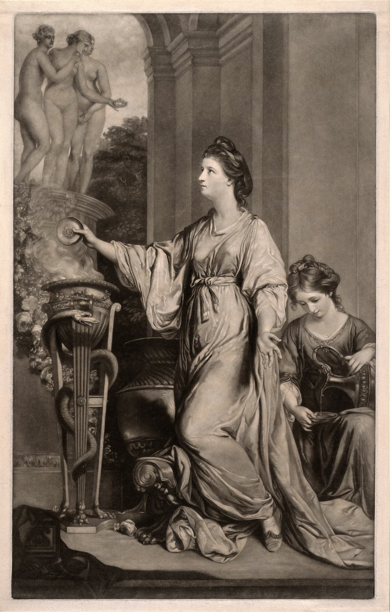 Lady Sarah Bunbury autorstwa Edward Fisher