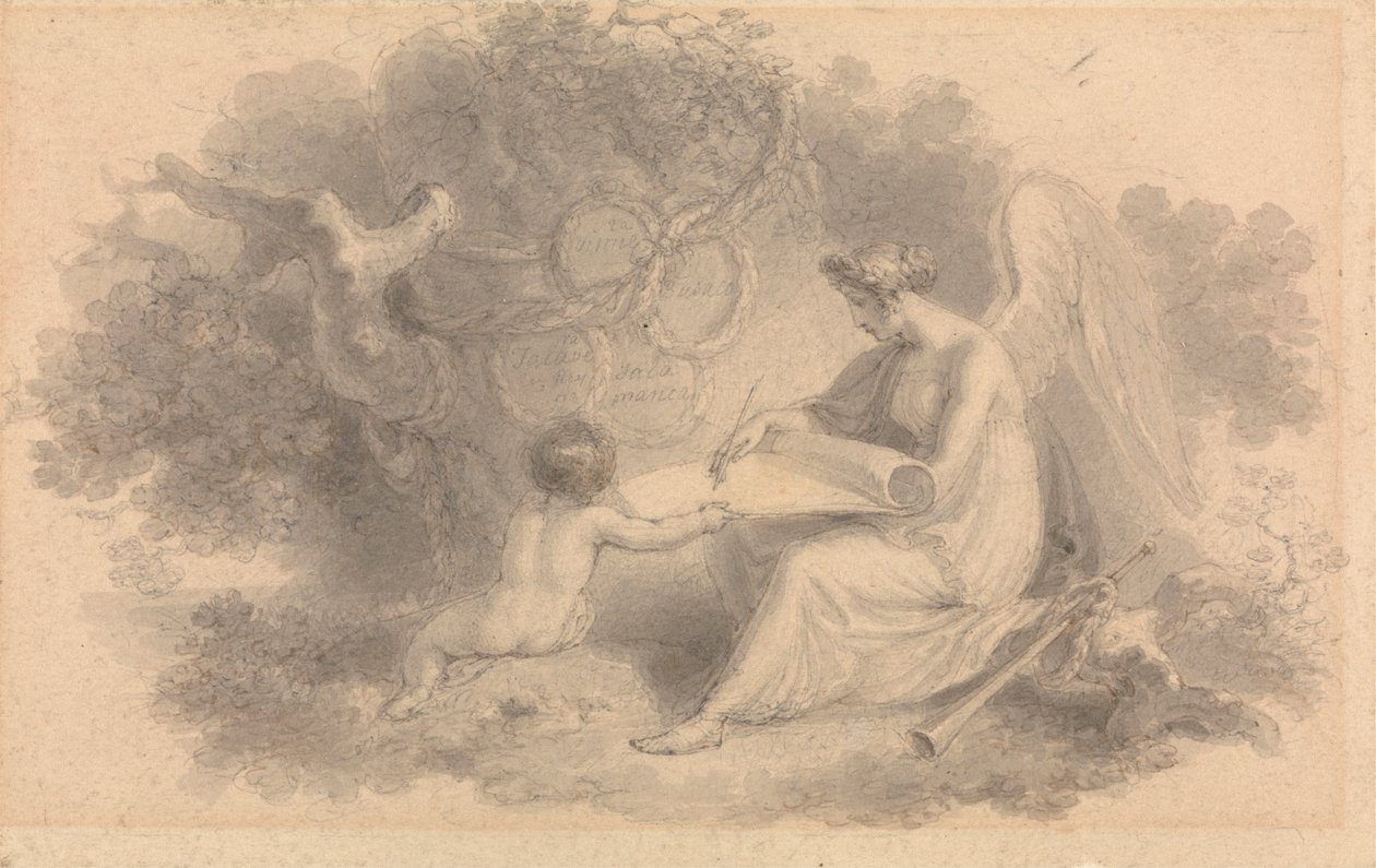 Alegoria bitew napoleońskich autorstwa Edward Francis Burney