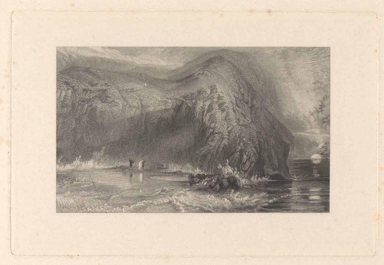 Bally-Burgh Ness autorstwa Edward Francis Finden