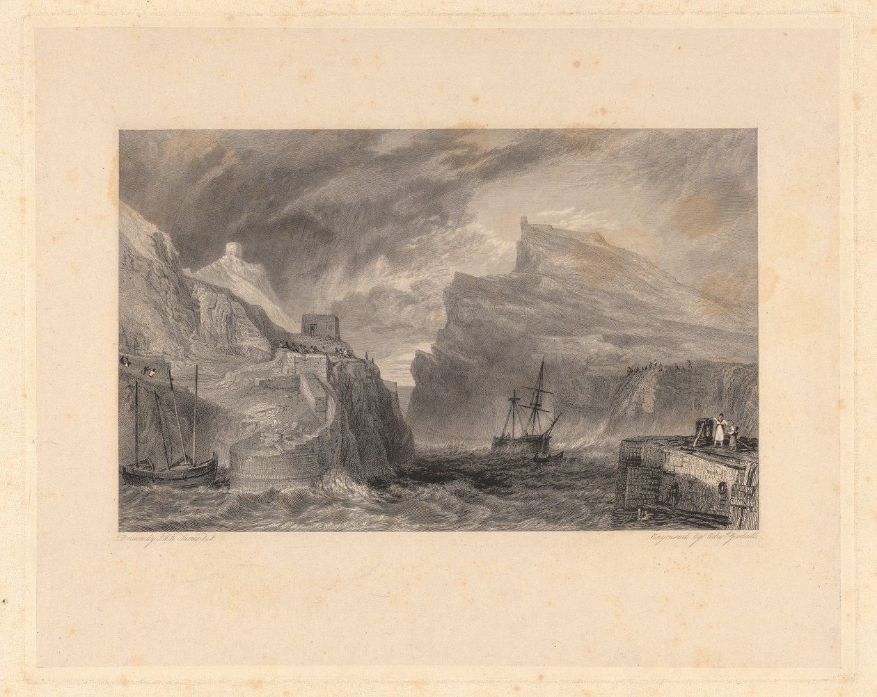 Boscastle, Cornwallpolish autorstwa Edward Goodall