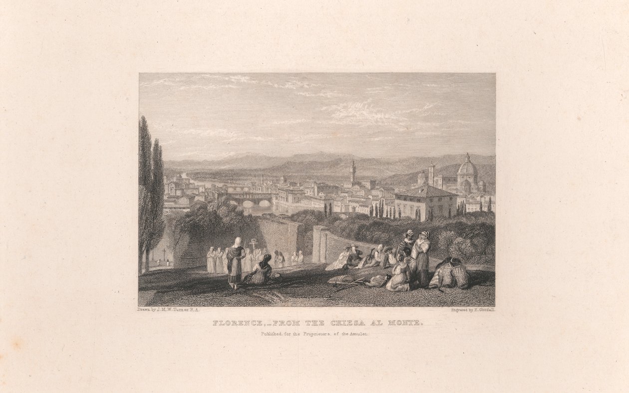 Florencja z Chiesa al Monte autorstwa Edward Goodall