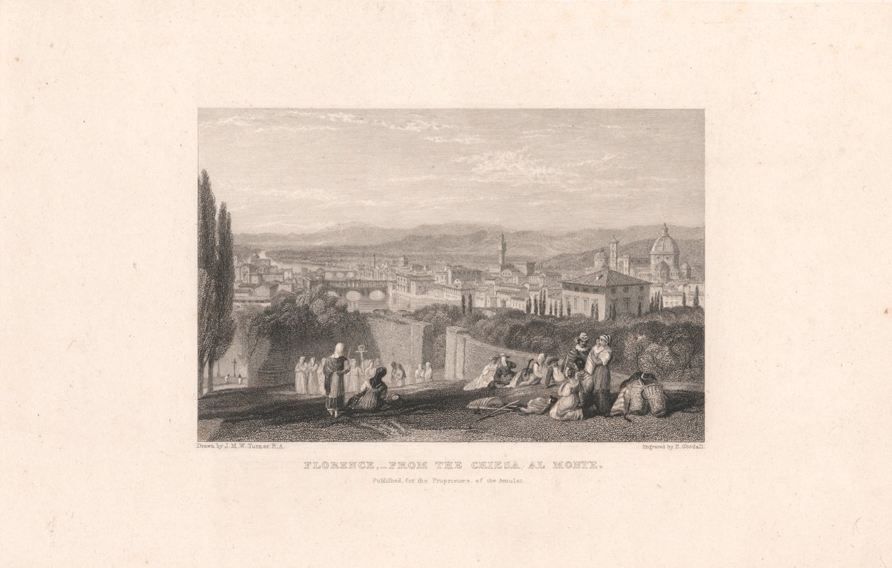Florencja z Chiesa al Monte autorstwa Edward Goodall