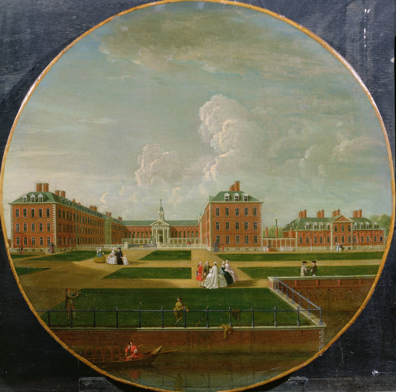 Szpital Chelsea, ok. 1746 r. autorstwa Edward Haytley
