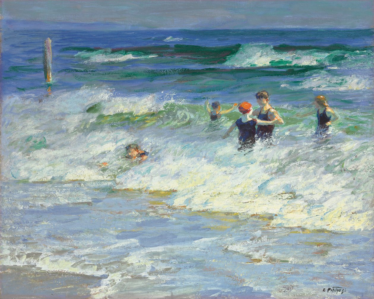 Grając w Surf autorstwa Edward Henry Potthast