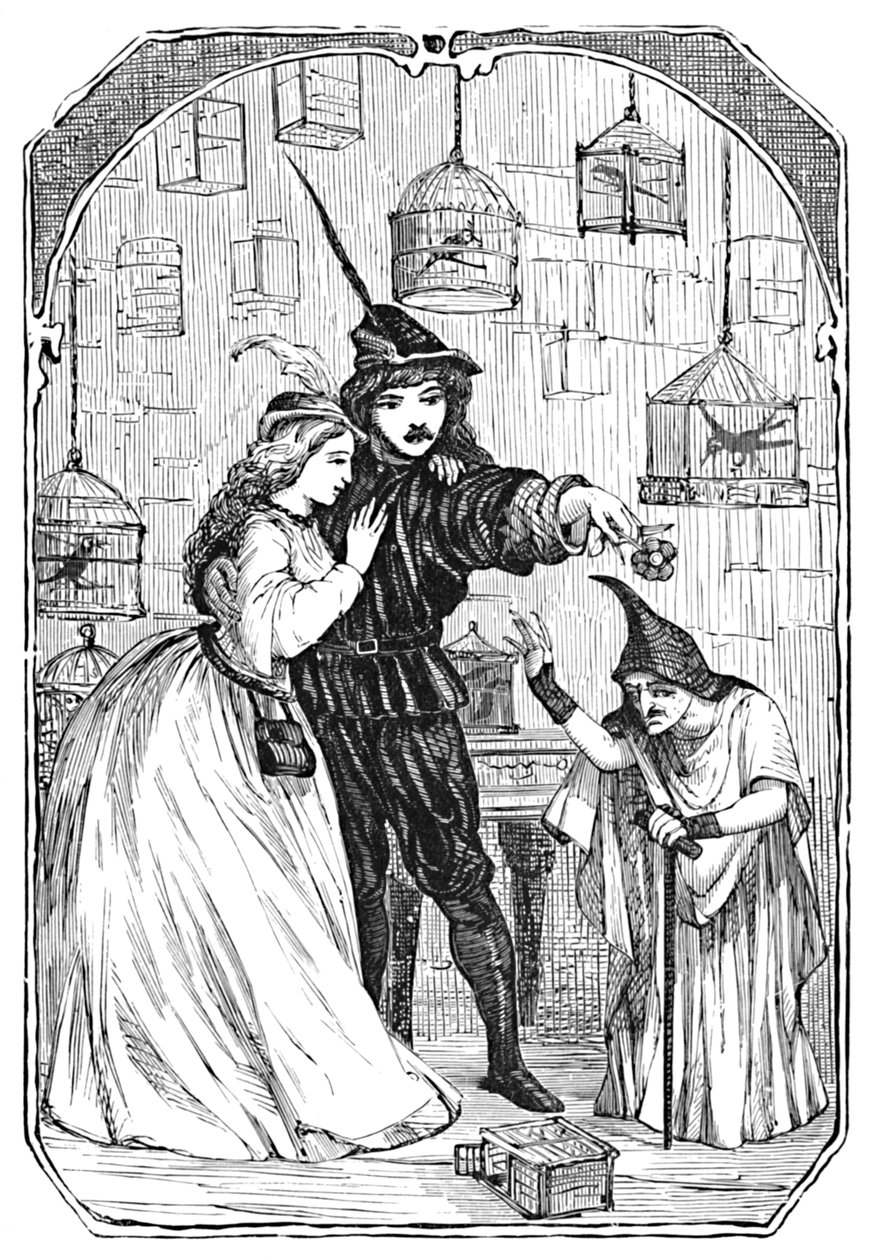 Jorinde i Joringel, 1901 autorstwa Edward Henry Wehnert