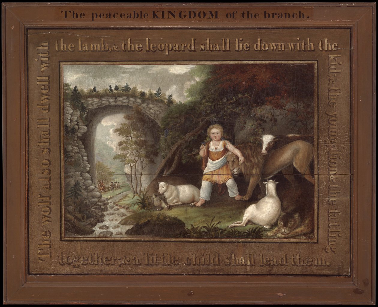 Pokojowe Królestwo Oddziału, ok. 1825-30 autorstwa Edward Hicks