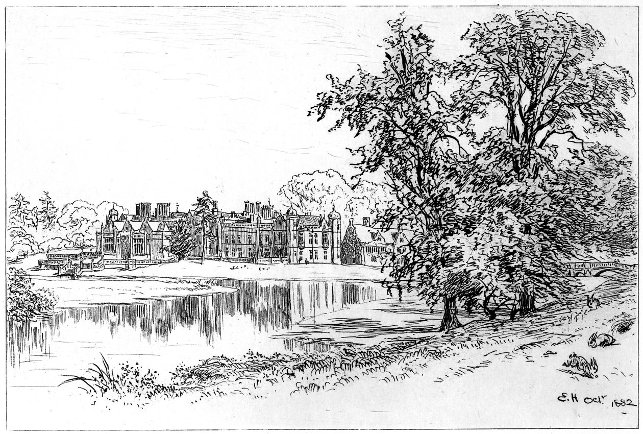 Park Charlecote, Warwickshire, 1885. autorstwa Edward Hull