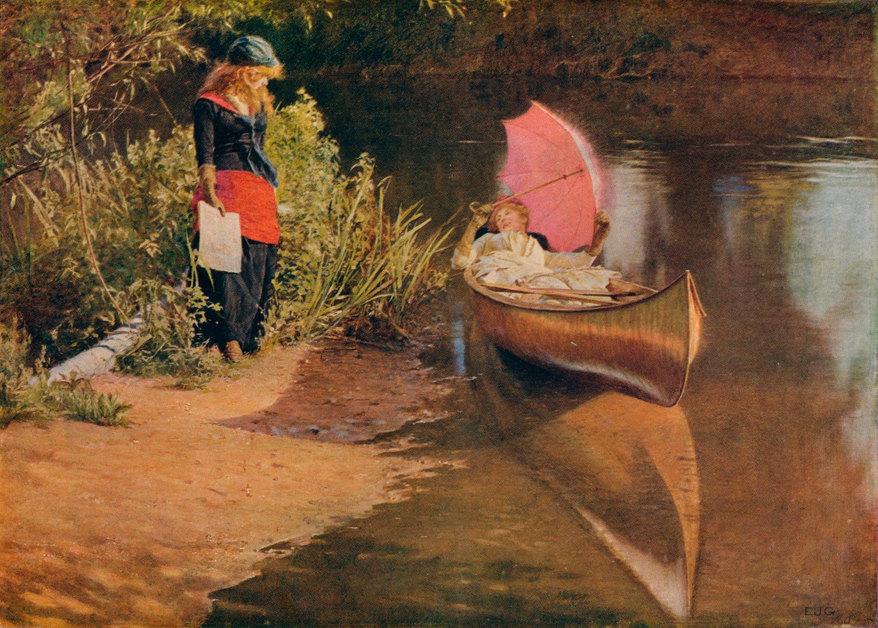 Uwięziony, 1909 autorstwa Edward John Gregory