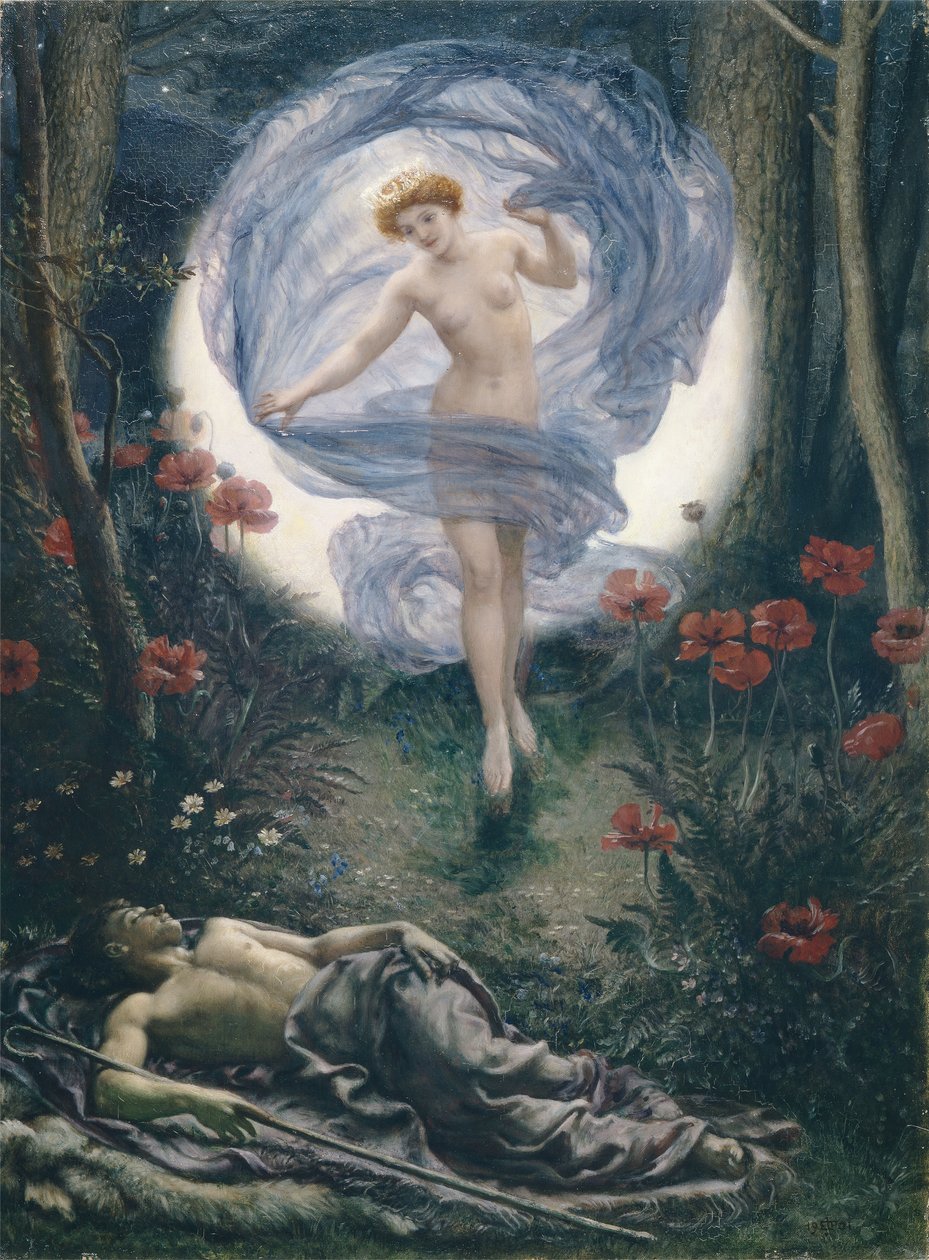 Diana i Endymion autorstwa Edward John Poynter