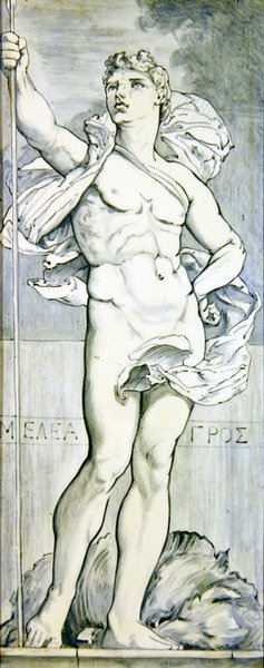 Meleager, ok.1866 (ceramika) (para do 368310) autorstwa Edward John Poynter