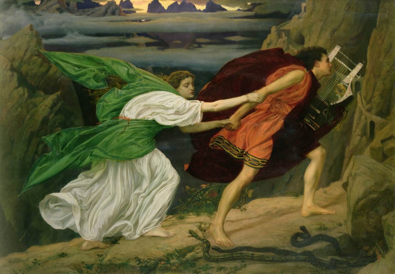 Orfeusz i Eurydyka, 1862 autorstwa Edward John Poynter
