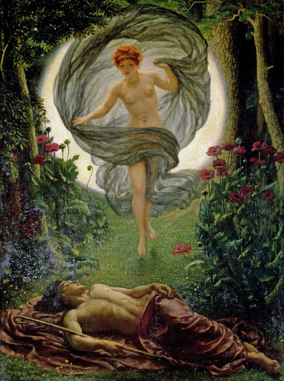 Wizja Endymiona autorstwa Edward John Poynter