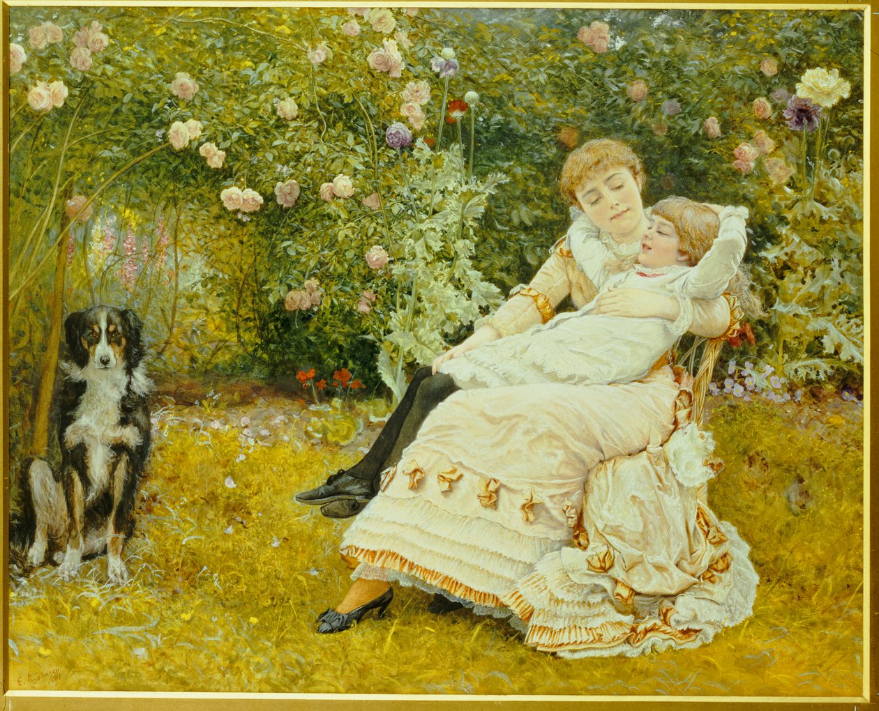 Przyjemne godziny, 1881 autorstwa Edward Killingworth Johnson