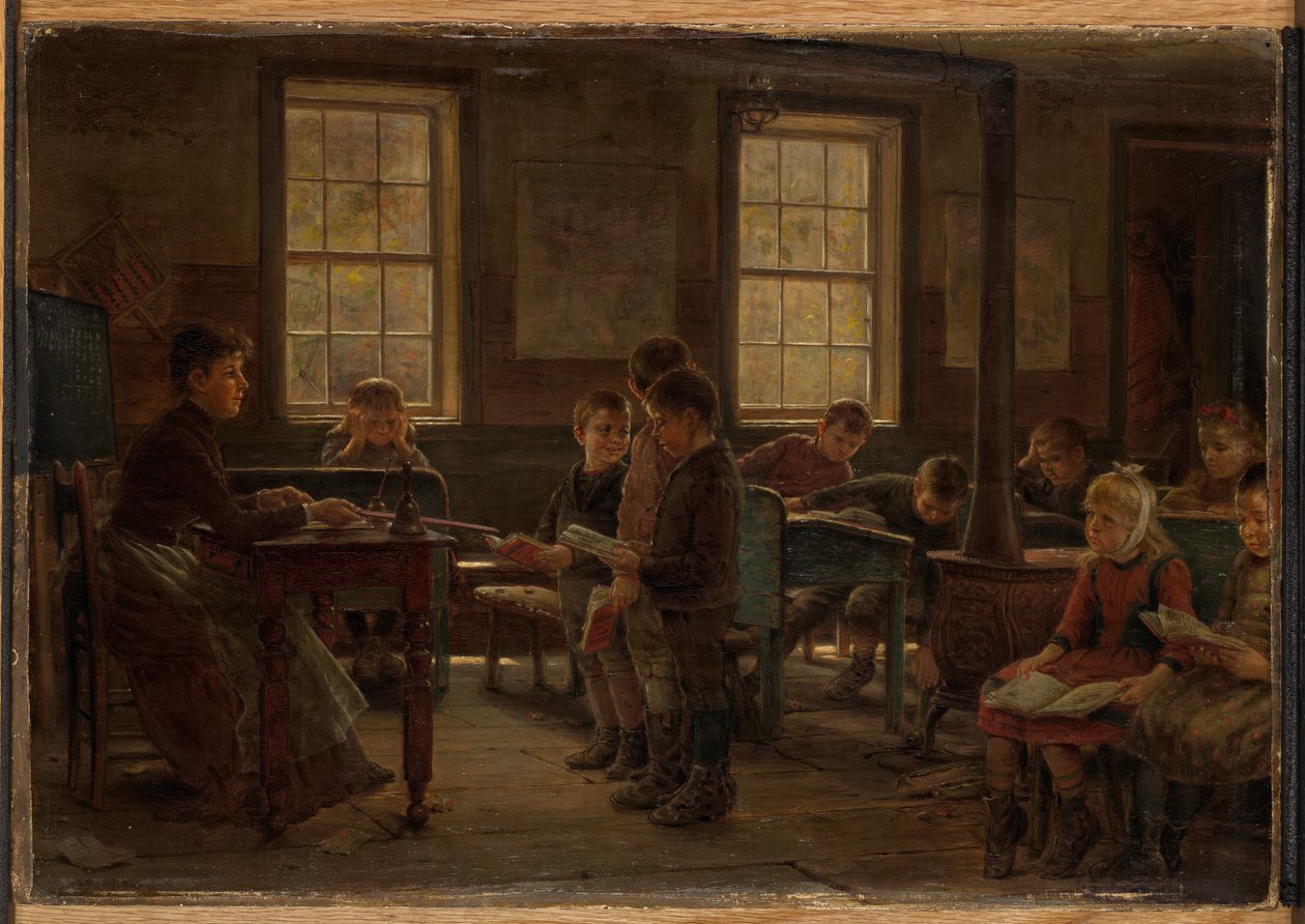 Szkoła wiejska autorstwa Edward Lamson Henry