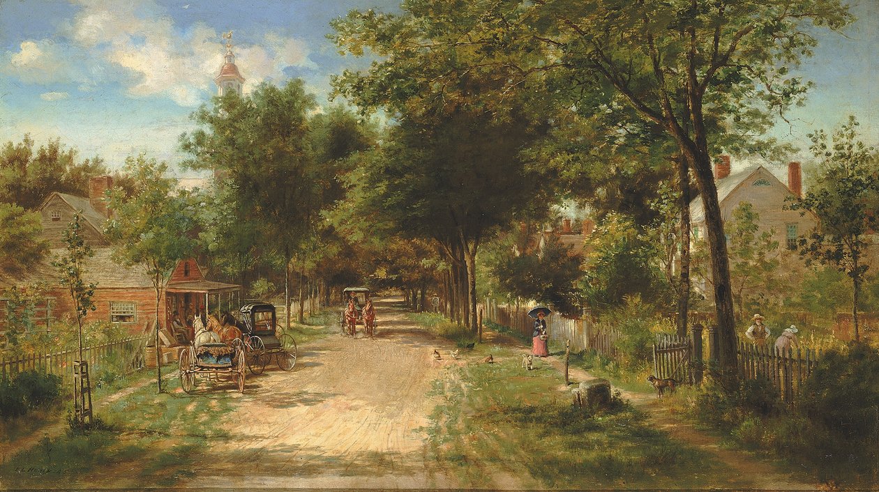 Sklep Wiejski, 1885. autorstwa Edward Lamson Henry