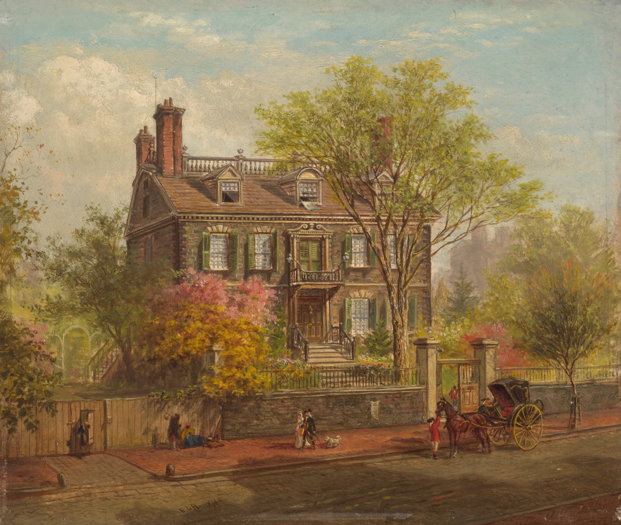 Dom Johna Hancocka autorstwa Edward Lamson Henry