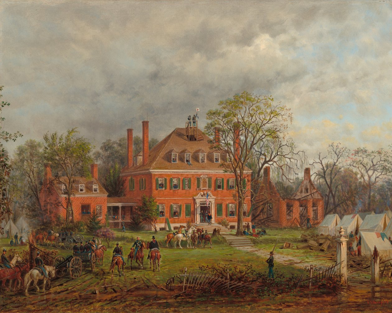Stary dom Westover, 1869. autorstwa Edward Lamson Henry