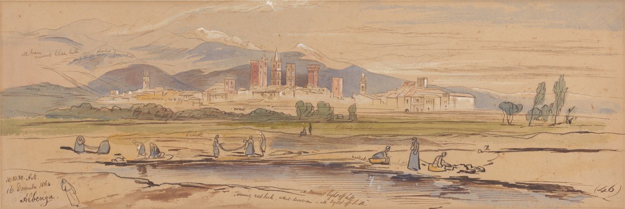 Albenga autorstwa Edward Lear