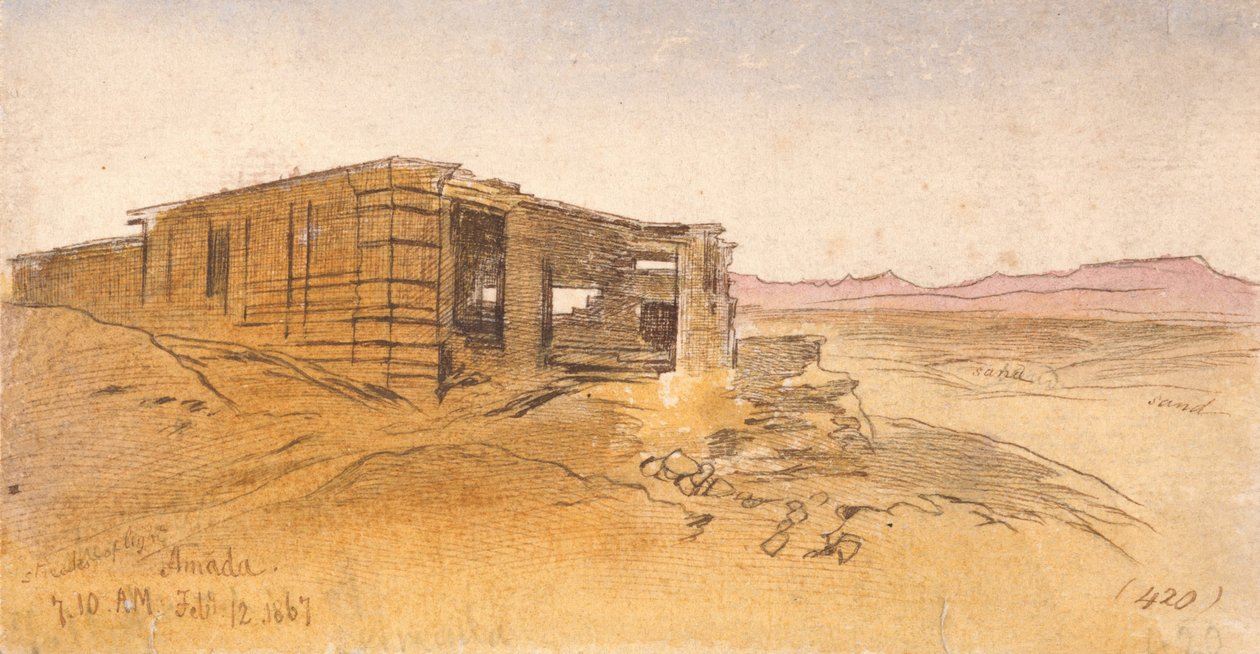 Amada, 7:10, 12 lutego 1867 (420) autorstwa Edward Lear