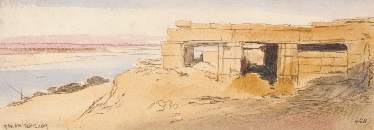 Amada, 9:30 rano, 12 lutego 1867 r. autorstwa Edward Lear