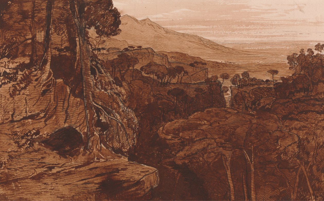 Bavella, Korsyka autorstwa Edward Lear