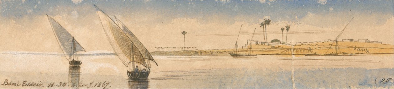 Beni Eddeir autorstwa Edward Lear