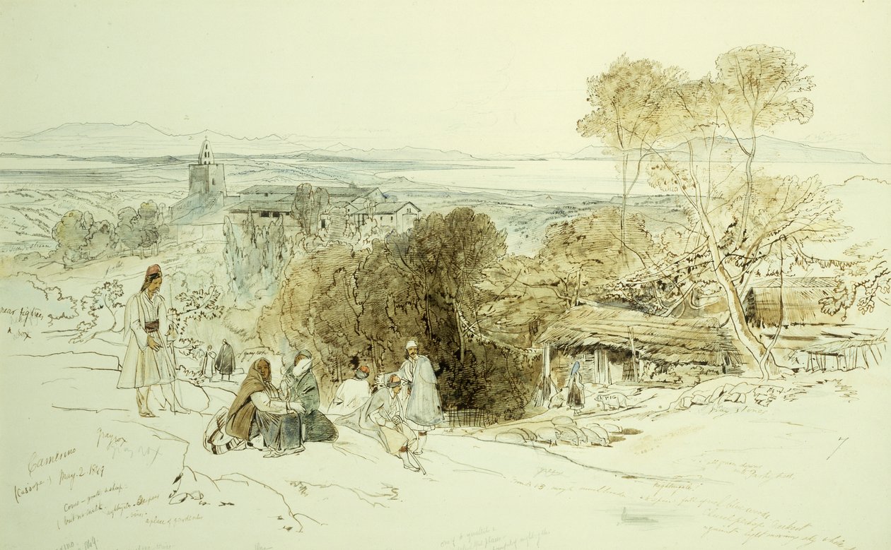 Camerino, 1849, 1849 autorstwa Edward Lear