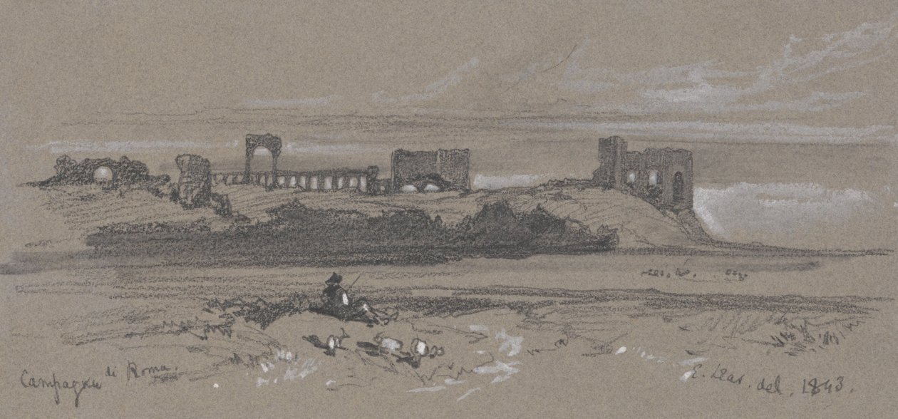 Kampania rzymska autorstwa Edward Lear