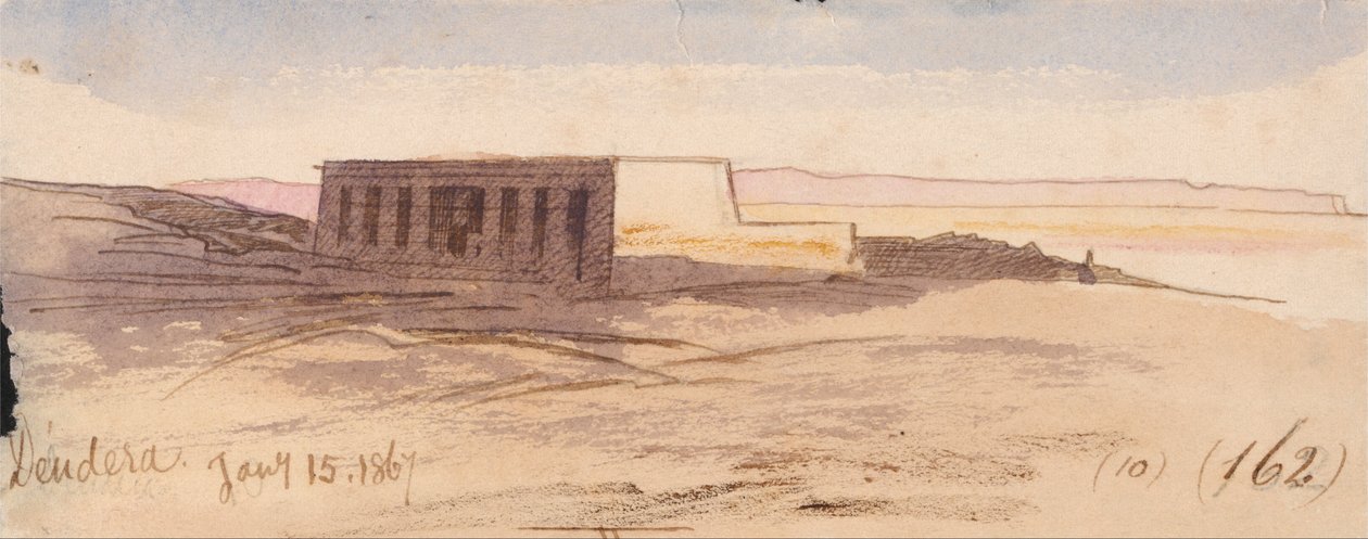 Dendera autorstwa Edward Lear