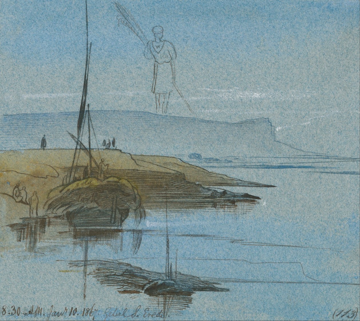Gebel Sheikh Eredi autorstwa Edward Lear