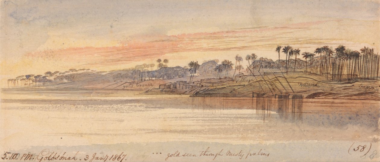 Golosoneh, 17:10, 3 stycznia 1867 r. (58) autorstwa Edward Lear