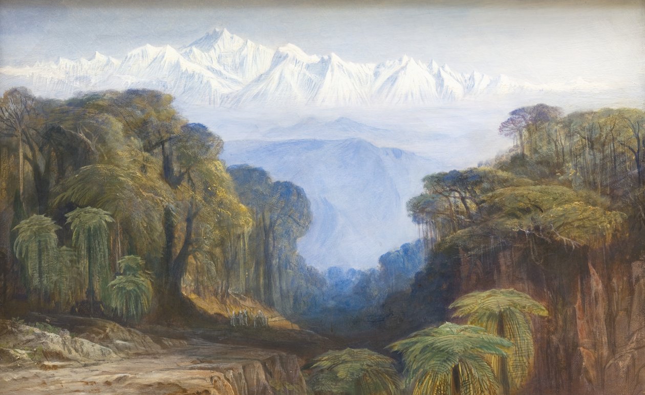 Kinchinjunga, autorstwa Edward Lear