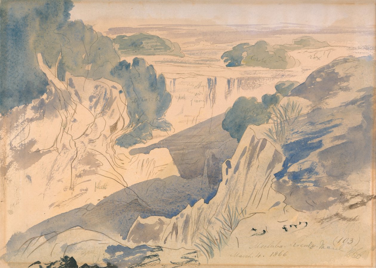 Mqabba, Qrendi autorstwa Edward Lear