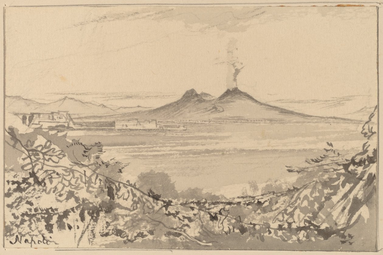 Neapol, 18841885. autorstwa Edward Lear