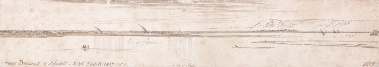 W pobliżu Benout amp; Assioot autorstwa Edward Lear
