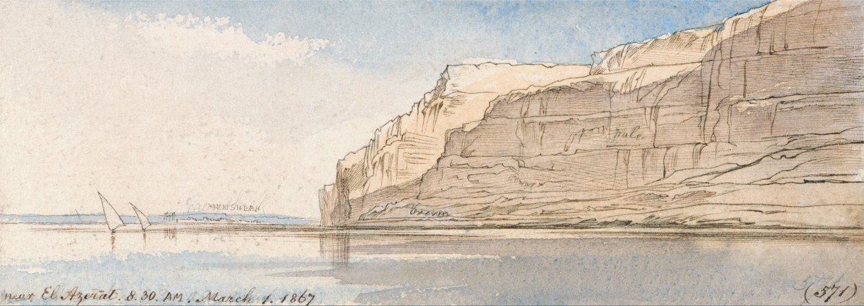 W pobliżu El Azerat autorstwa Edward Lear